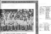 First elected student council officers, Aug 1971